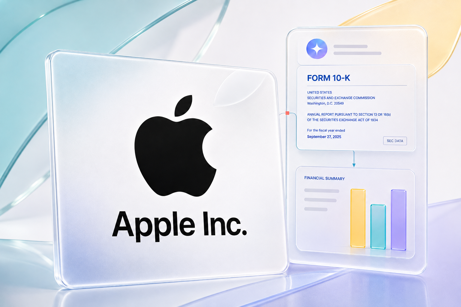 Apple 10-K Financial Analyst dashboard